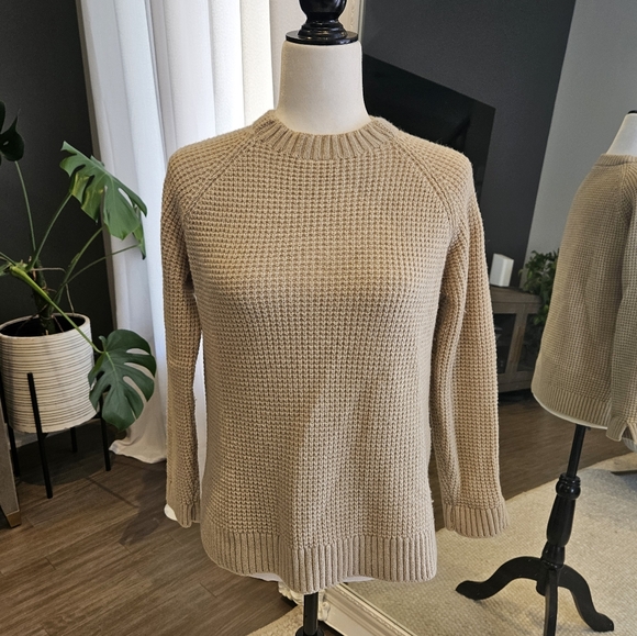MASSIMO DUTTI waffle knit sweater - Picture 2 of 9